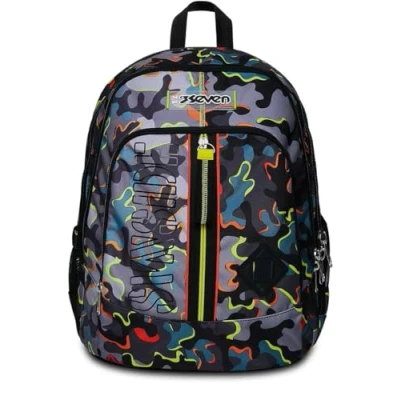 Afbeelding van Seven 200102324 428 rugzak School Meerkleurig Polyester