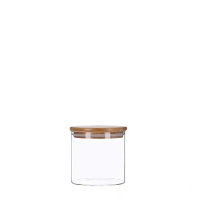 Afbeelding van TALK POINT Voorraaddozen van glas met bamboedeksel, voorraadpotten, glazen container, 350 ml 2200 ml, luchtdicht, vaatwasmachinebestendig, mottenbestendig, 500
