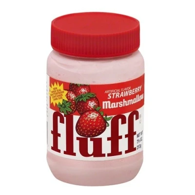 Afbeelding van Fluff Aardbei Marshmallow Spread 213 Gram
