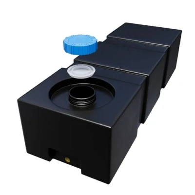 Afbeelding van Varile NEO Drinkwatertank, transportbestendig, geschikt voor levensmiddelen, boot, camper, aanhanger, 120 liter, zwart
