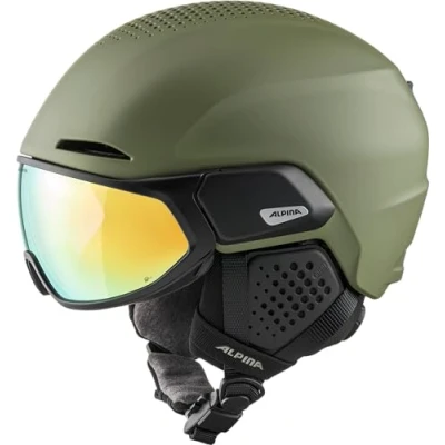 Afbeelding van Skihelm Alpina Alto Q Lite Olive Matt 59 63 cm