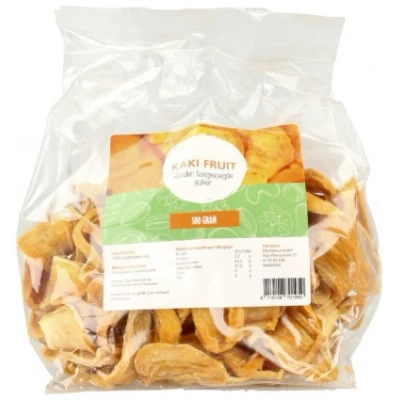 Afbeelding van Mijnnatuurwinkel Gedroogde Kaki Fruit 500g