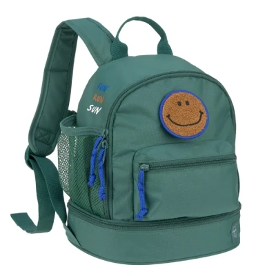 Afbeelding van LÄSSIG Kinderrugzak met borstriem, kleuterschooltas, kleuterschoolrugzak 27 cm, 6,5 liter, 3 jaar/mini rugzak donkergroen, groen, modern