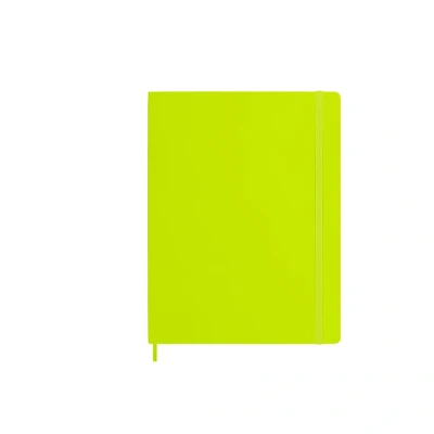 Afbeelding van Moleskine Notitieboek XL Gelinieerd Zachte Kaft Lemon Green