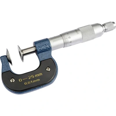 Afbeelding van Dasqua 4111 8102 Schijfmicrometer Met controlemaat 0 25 mm DIN 863