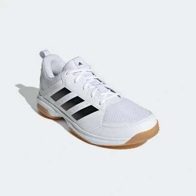 Afbeelding van adidas Performance Ligra 7 M Volleybalschoenen, Heren, Maat: 41 1/3, Footwear white/core black Textiel/ synthetisch