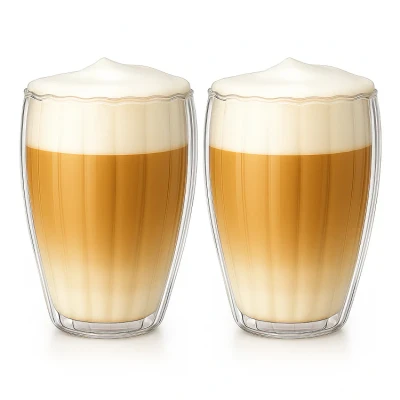 Afbeelding van Cookinglife Dubbelwandige Koffie / theeglazen Pumpkin 300 ml 2 stuks