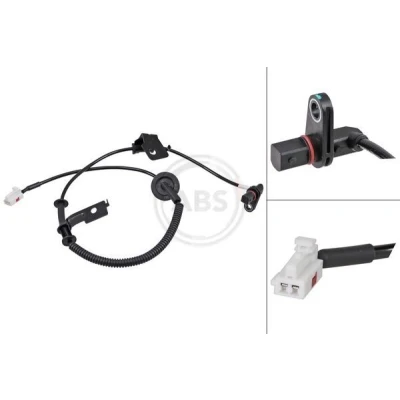 Afbeelding van A.B.S. 31621 ABS sensor Actieve 790mm 850mm 17mm wit KIA: Picanto II (TA) 1.2, 1.0 LPG, 1.0, Bi Fuel 2011 2017