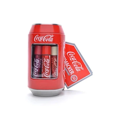 Afbeelding van Markwins Lip Smacker Coca Cola doos met 6 lippenverzorgingsstiften in verschillende smaken