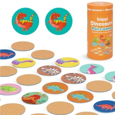 Afbeelding van Memory kaartspel stoere dino&#039;s 48 kaarten