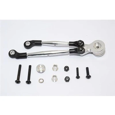 Afbeelding van Aluminium Hi Torque Servo Saver 25T With Tie Rod For Tamiya 1/12 RC Lunch Box Silver