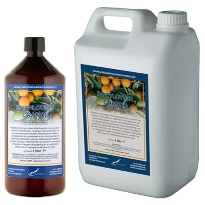 Afbeelding van Bodylotion Orange 1 liter hervulbaar + Jerrycan 5 navulling