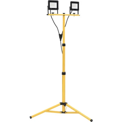 Afbeelding van vidaXL Spotlight met statief LED 2x50 W warmwit