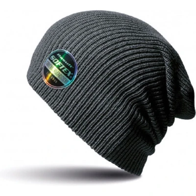 Afbeelding van Warme gebreide Beanie wintermuts in het antraciet grijs voor volwassenen Damesmutsen / herenmutsen 100% polyacryl