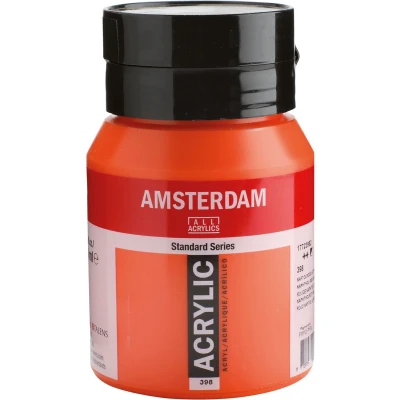 Afbeelding van Amsterdam Standard Acrylverf 500ml 398 Naftolrood Licht