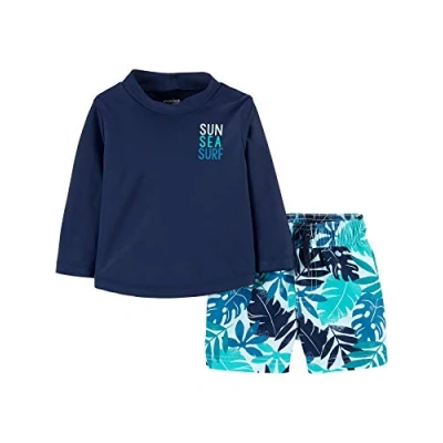 Afbeelding van Simple Joys by Carter&#039;s Jongens Rash Guard Set