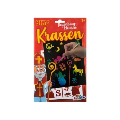 Afbeelding van Grafix Sinterklaas Krassen Regenboog Kleuren