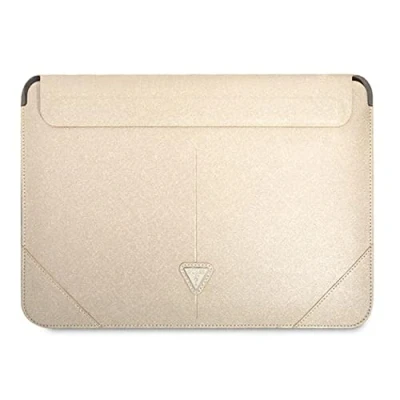 Afbeelding van Guess Saffiano Laptoptas voor o.a. Apple MacBook (16&quot;) Goud