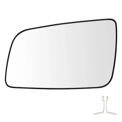 Afbeelding van SENZEAL Spiegelglas Links Bestuurderszijde Verwarmd met Dragerplaat voor Opel Astra G 1998 2009 6428739 (Links)