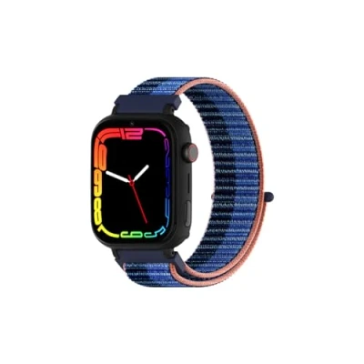 Afbeelding van DCU TECNOLOGIC Smartwatch voor kinderen met Android systeem, WhatsApp, GPS positionering, videogesprekken, SOS knop, kinderbeveiliging, kleur: blauw