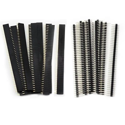 Afbeelding van Aussel Set van 40 2,54 mm Breakaway Board Pin Male en Female Header voor Arduino Shield (PIN 2 stuks)