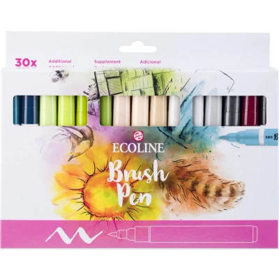 Afbeelding van Ecoline Brush Pen set Additional 30 colours