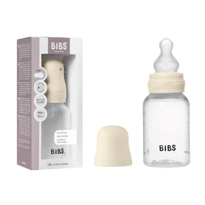 Afbeelding van Bibs Fles Slow Flow 150 ml Silicone Ivory