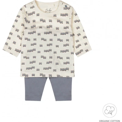 Afbeelding van Dirkje pyjama met all over print blauw