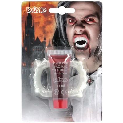 Afbeelding van Boland Set Vampier Schminkset Halloween, Carnaval, Themafeest Halloween schmink Horror