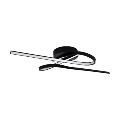 Afbeelding van EGLO Selvina 1 Plafondlamp LED 69 cm Zwart/Wit