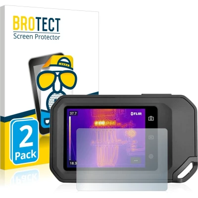 Afbeelding van BROTECT (2 Stuks) Antireflecterende Beschermfolie voor Flir C5 Anti Glare Screen Protector, Mat, Ontspiegelend