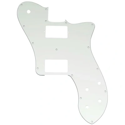 Afbeelding van Musiclily Pro 15 Schroefgaten Bedekte HH Slagplaat voor Mexico Fender 72 Tele Deluxe stijl Elektrische Gitaar, 3 laags Aged White
