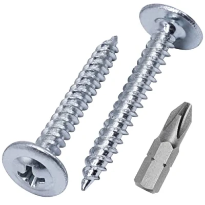 Afbeelding van (Pack van 50 stuks) Verzinkt staal 4,0 x 35 mm houtschroeven, metalen schroeven, gemodificeerde truss hoofd, zelftappend (50, mm)