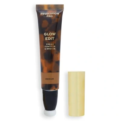 Afbeelding van Revolution PRO GLOW EDIT Cream Contour &amp; Bronze Bronzer, Maat: 15 ml, Medium