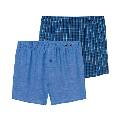 Afbeelding van Schiesser boxer voor heren blauw maat s