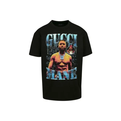 Afbeelding van Mister Tee Gucci Mane Drip Oversize Heren T shirt L Zwart