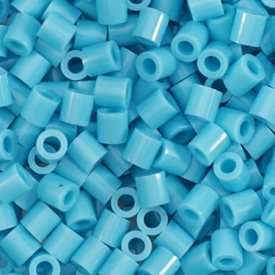 Afbeelding van Vaessen Creative 5009 015 Strijkkralen, bruin, 1100 stuks, steekkralen voor het knutselen met kinderen, doe zelf vormgeven van sieraden, decoratie, versieringen en andere knutselideeën, 5 mm
