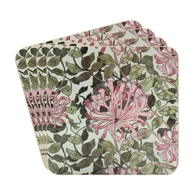 Afbeelding van Lesser &amp; Pavey Set van 4 tafelplacemats Placemats voor tafel met Britse designs Tafelmatten alle soorten keukens (hertenset 4)