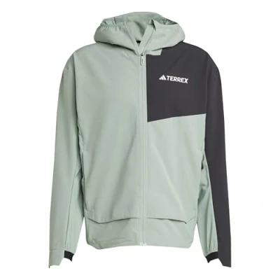 Afbeelding van adidas Heren Terrex Multi Soft shell Jacket, silver green/black, L