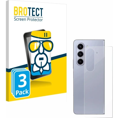 Afbeelding van BROTECT Screenprotector voor Samsung Galaxy Z Fold 5 (Achterkant) Folie Beschermfolie Beschermglas transparant (3 Stuks)