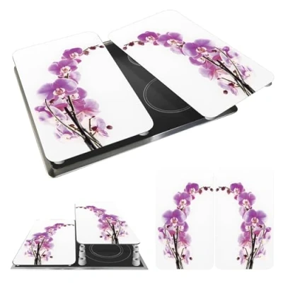 Afbeelding van WENKO Kookplaatdeksel Orchidee (set, 2 delig)