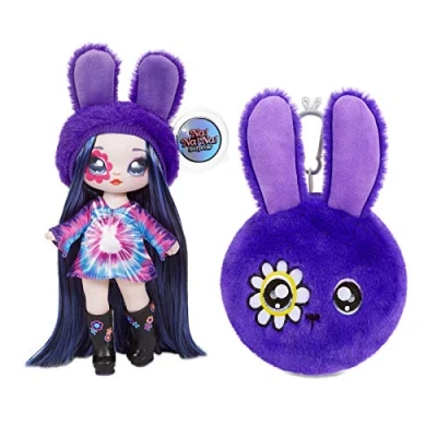 Afbeelding van Na Surprise 2 in 1 modepop en pluchen tasje Om te Verzamelen Serie 4 Melanie Mod