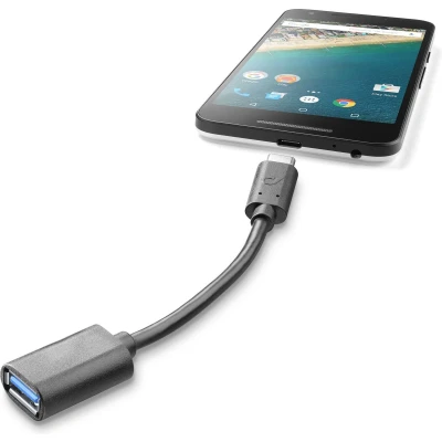 Afbeelding van Cellular Line Cell Adapterkab. 15cm Usb a &gt;c