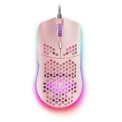 Afbeelding van Gaming muis met led Mars MMAX RGB Roze
