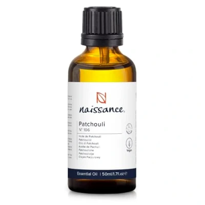 Afbeelding van Naissance Patchouli Essential Oil (nr. 106) 50ml Puur, Natuurlijk, Wreedheidvrij, Veganistisch en Onverdund voor gebruik in aromatherapie, massagemix diffusers