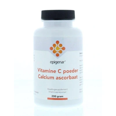 Afbeelding van Epigenar Vitamine C Calcium Ascorbaat Poeder, 200 gram