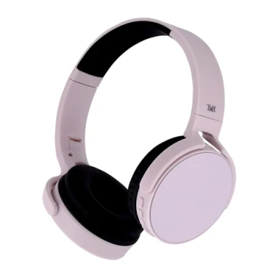 Afbeelding van T&#039;NB Draadloze Bluetooth 5.0 hoofdtelefoon, model Single 2, 8 uur luistertijd, verstelbaar, jackstekker, comfortabel, microfoon en geïntegreerde bedieningselementen, voor sport training roze