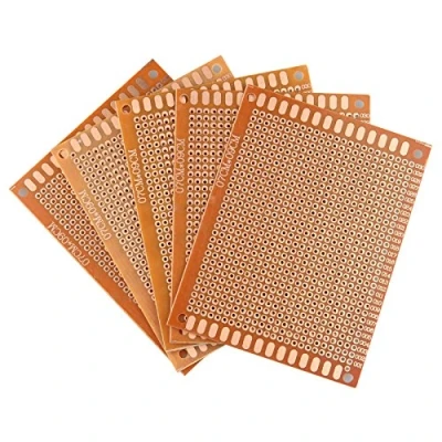 Afbeelding van HALJIA 5 Stuks 7CM X 9 CM Prototype Universele PCB Printplaat Broodplank Bakeliet Enkele Kant Koper Voor DIY Solderen
