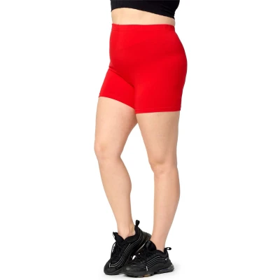 Afbeelding van Merry Style Dames Grote Maten Leggings Kurze Viscose Sportbroek MS MS10 451 LE Rood 5XL
