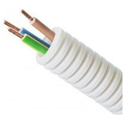 Afbeelding van Preflex flexibele buis 5/8 (16mm) met 3x2,5 mm2 VD draad, rol 50 meter